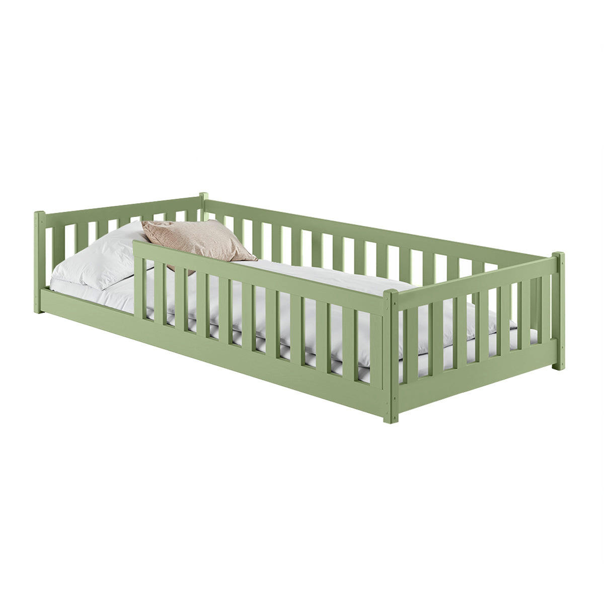 POSTEĽ Maya Olive - zelená, drevo - Petits-meubles
