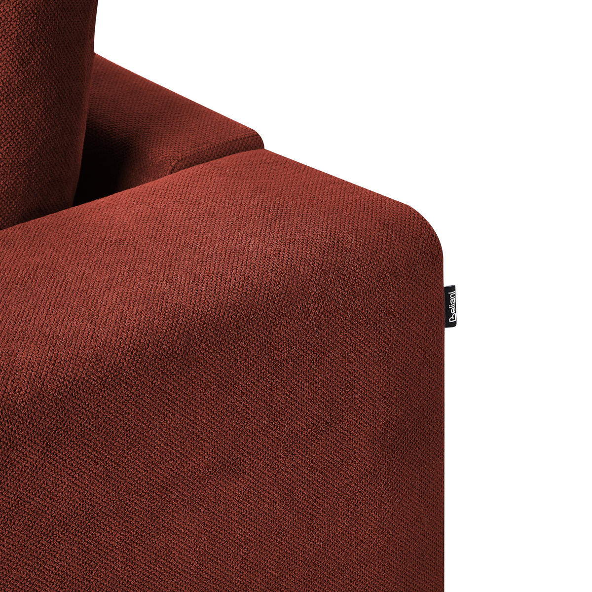 POHOVKA 3-místná Látka Červená Nivala - červená, textil (220/76/84cm) - Beliani