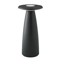 AKKULEUCHTE Nuflair Nachtschwarz - Schwarz, Metall (4.25/4.25/24cm) - Sigor