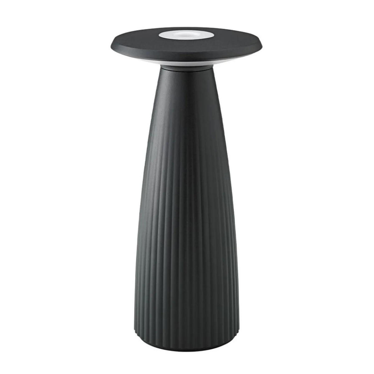 AKKULEUCHTE Nuflair Nachtschwarz - Schwarz, Metall (4.25/4.25/24cm) - Sigor
