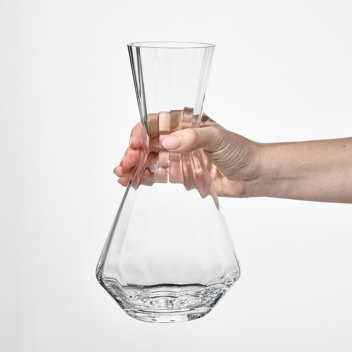 KARAFFE, 1200 ml, Handgemacht - Transparent, Glas (1.2L) - Krosno Glass