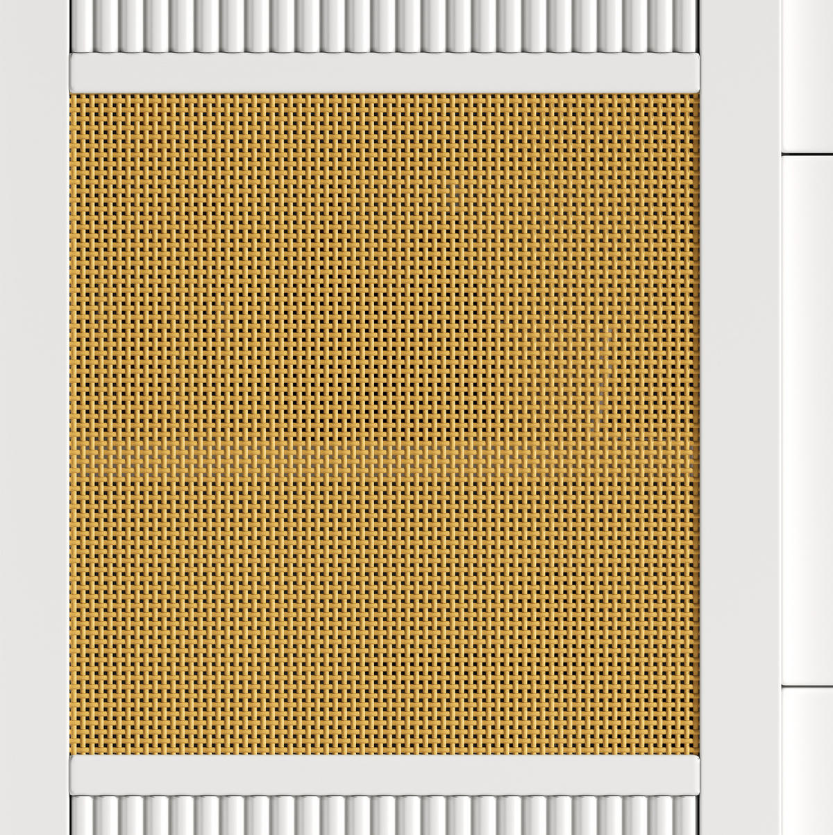 KÜCHENINSEL 146.85x70x90cm Weiß mit Schubladen, Schiebetüren & 6 Rollen - Weiß, Holzwerkstoff (146.85/90/70cm) - Modfu