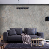 VLIESTAPETE Grau 450/315 cm - Lila/Grau, Textil (450/1cm) - KUNSTLOFT
