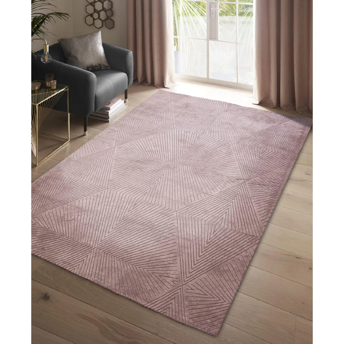 TEPPICH Moderner für Wohn- und Schlafzimmer LAIZE Rosa 200 x 290 cm - Pink, Textil (200/290cm) - Novatrend