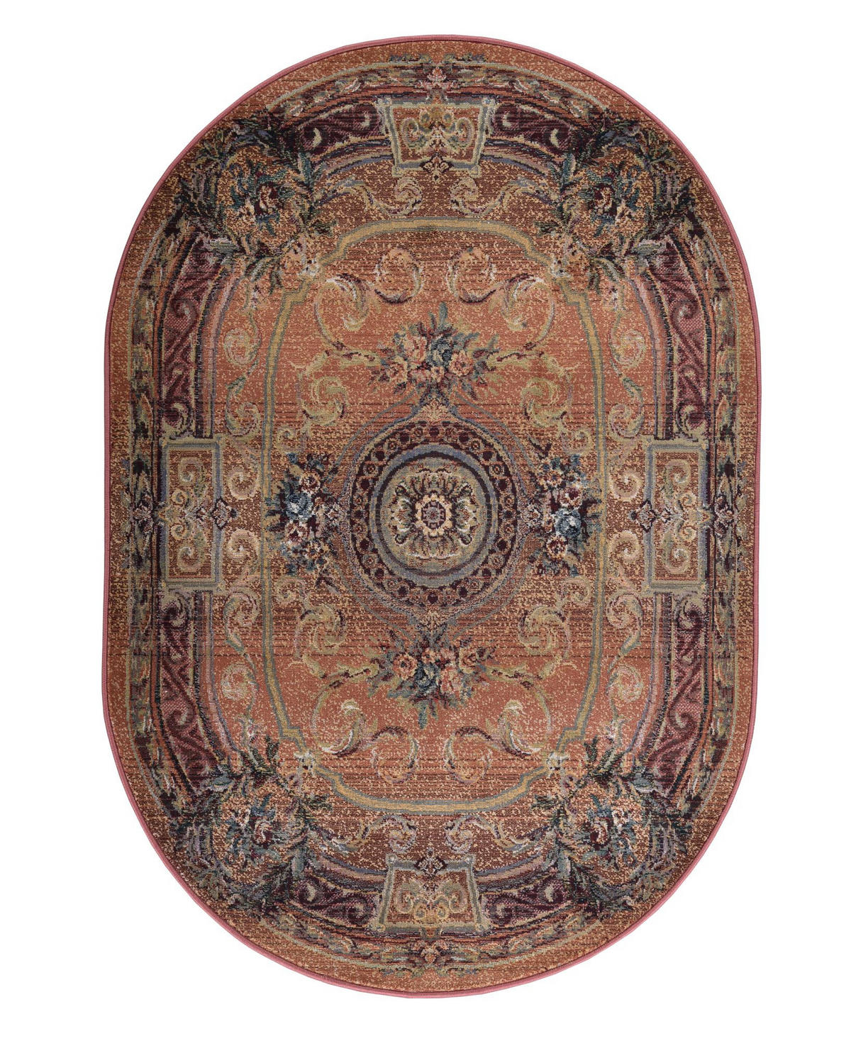 WEBTEPPICH Gabiro 856 190x290 cm - Rostfarben, Textil (190/290cm) - THEKO