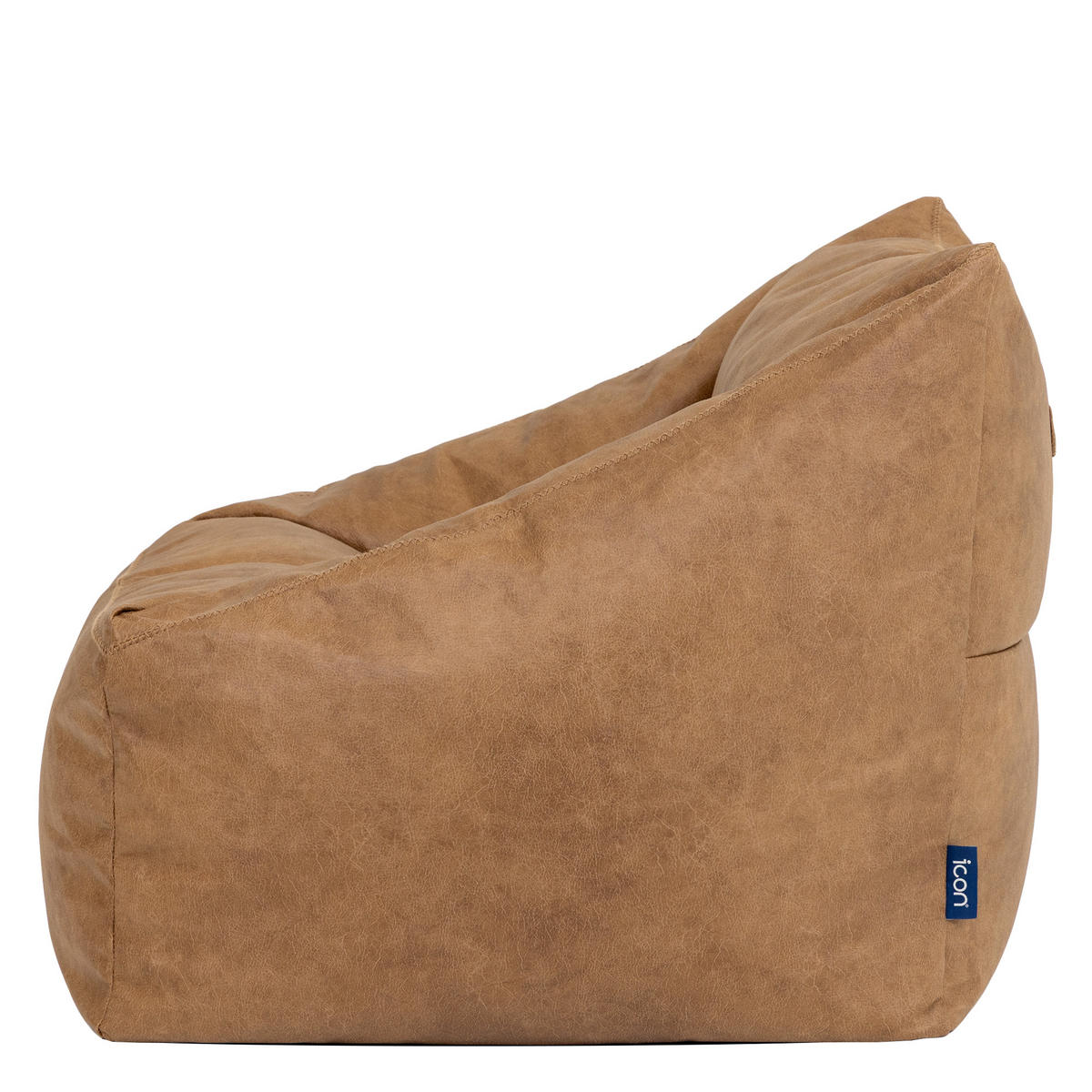 SITZSACK Sessel aus Kunstleder Natalia - Braun, Textil (70/65/70cm) - icon