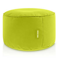 SITZSACK-HOCKER Pouf "Stay" 45x25cm - Hellgrün, Textil (45/25/45cm) - Green Bean