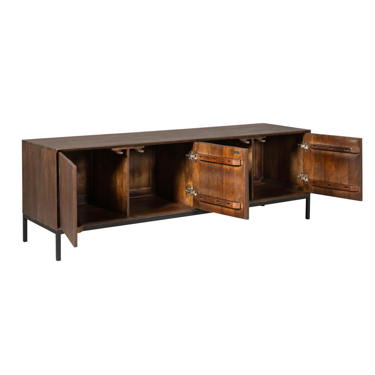 TV-MÖBEL Madison Braun 45/165/55 cm - Braun, Holz (165/55/45cm) - Starfurn