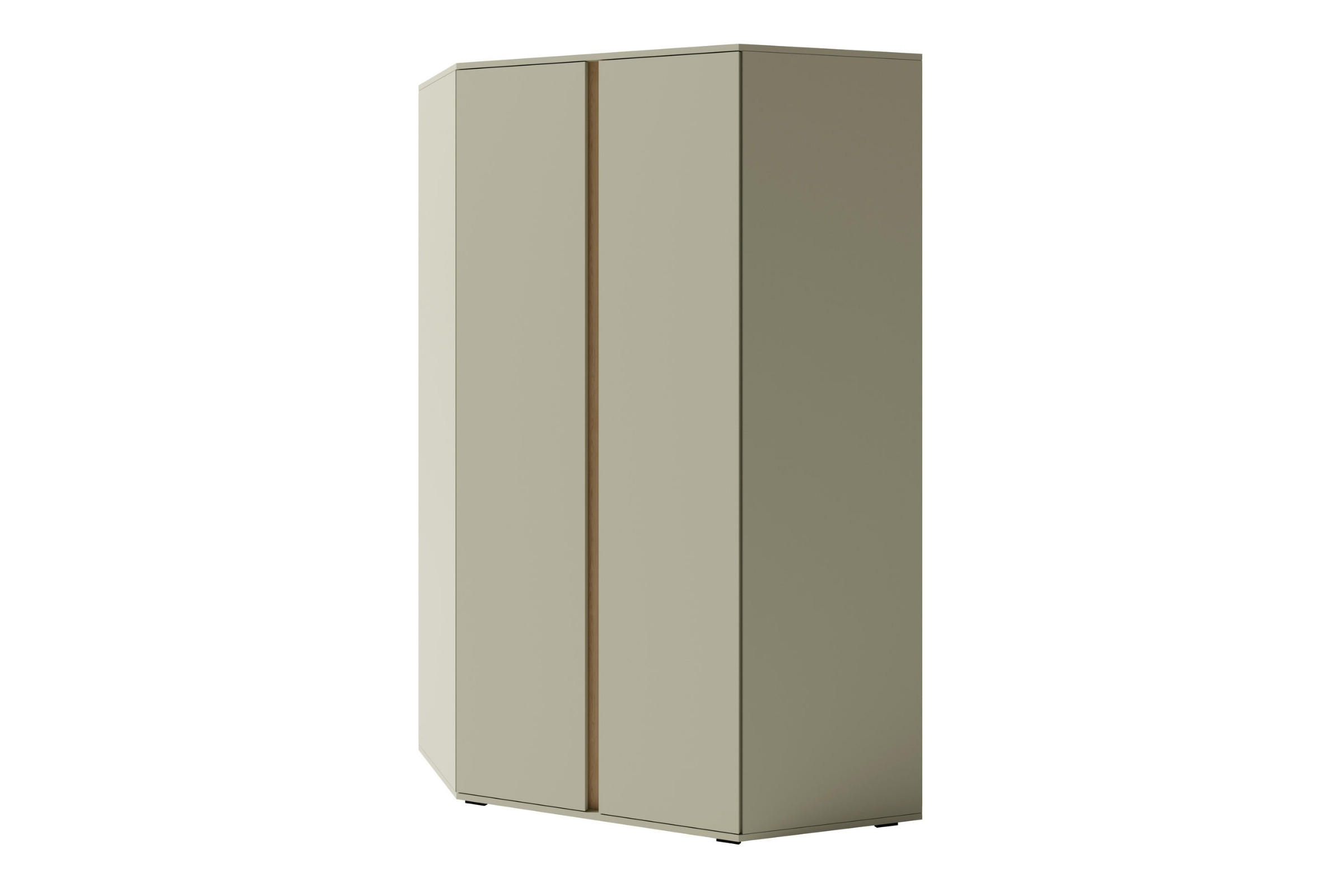 Deine Möbel 24 Kindereckschrank Eukalyptusholz, Alteiche 95x195x95 cm