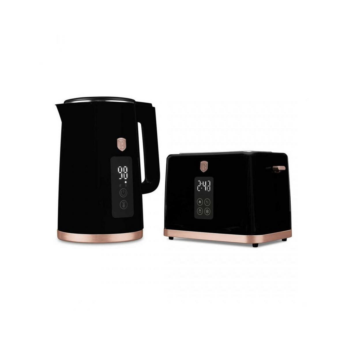 TOASTER Schwarz 35/15/25 cm BH9540 - Schwarz, Kunststoff (15/25/35cm) - Berlinger Haus