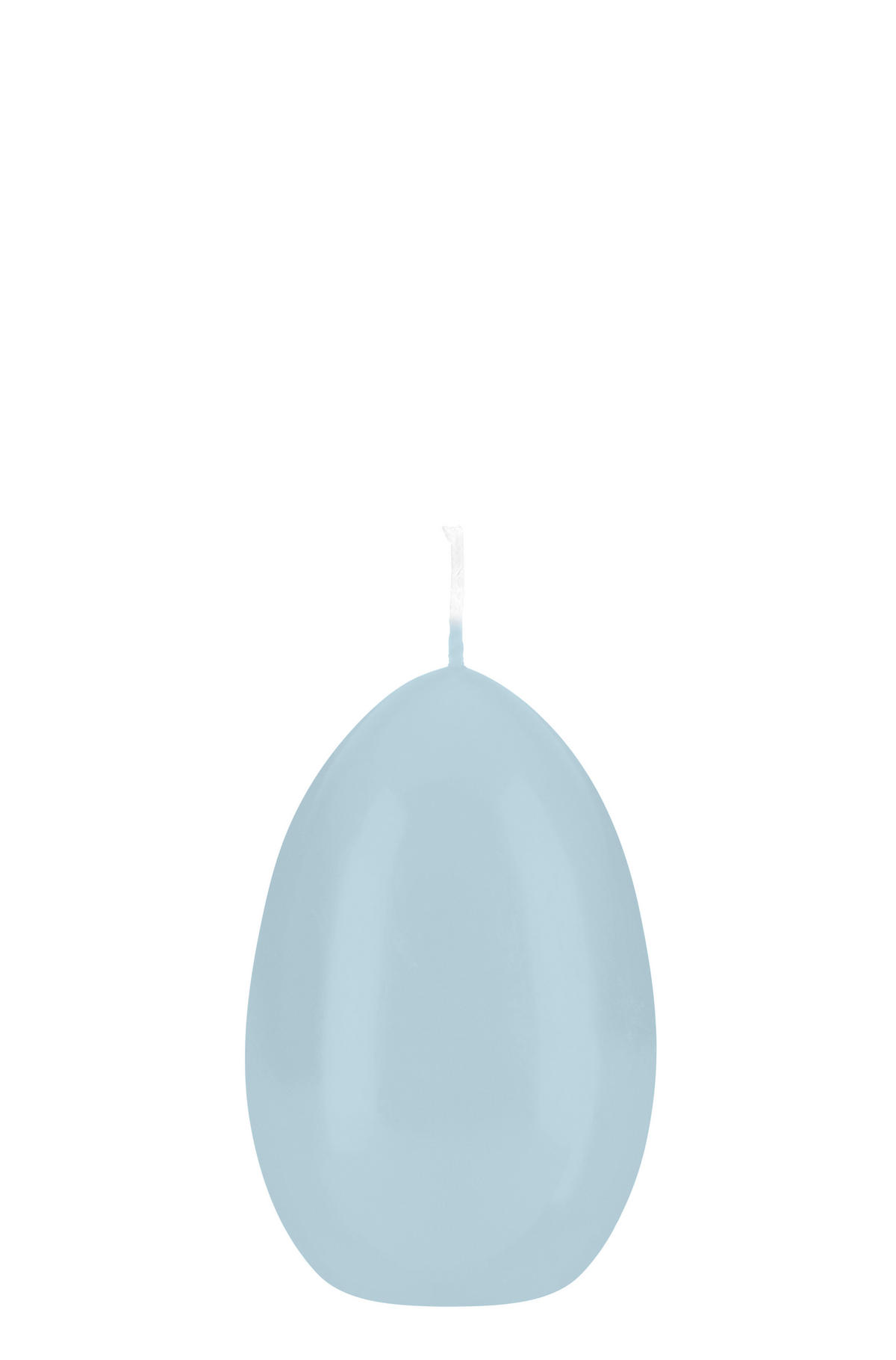 EIKERZEN Klarlack Blue Bell Hellblau 90 x Ø 60 mm, 6 Stück - Hellblau, Paraffin (6/9/9cm) - Kopschitz Kerzen