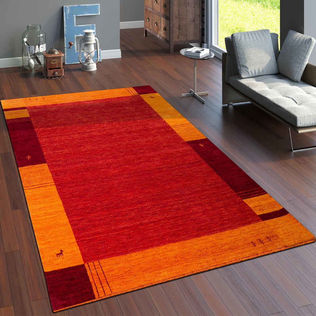 NATURFASERTEPPICH 200/300 cm Gabbeh 306 - Hellbraun, Naturmaterialien (200/300cm) - Paco Home