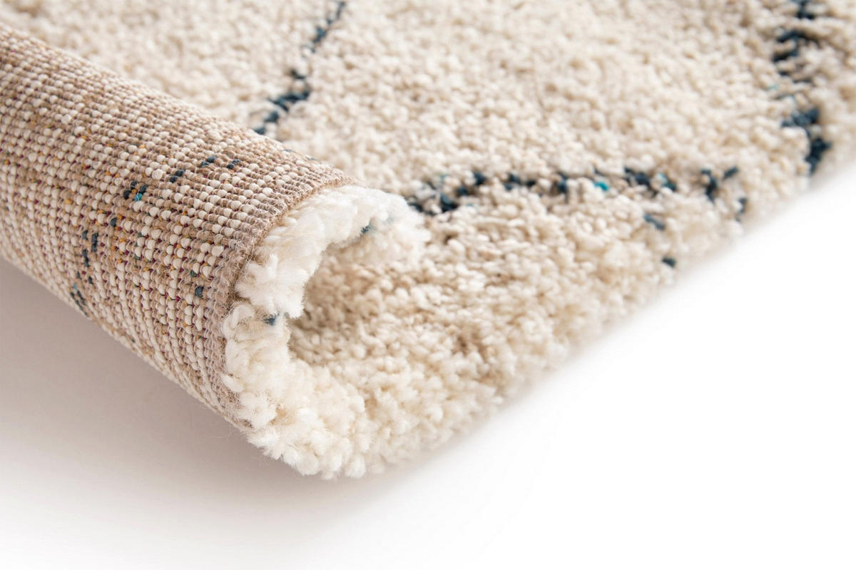 TEPPICH Shaggy dick komfortabel beige - Beige, Textil (160/230cm) - AFK Living