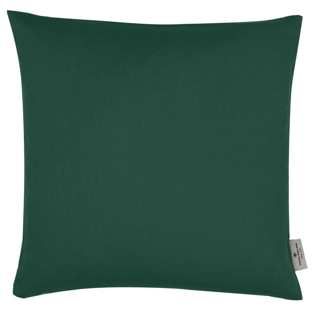 ZIERKISSENHÜLLE Dove flaschengrün 50x50cm - Smaragdgrün, Textil (50/50cm) - Tom Tailor
