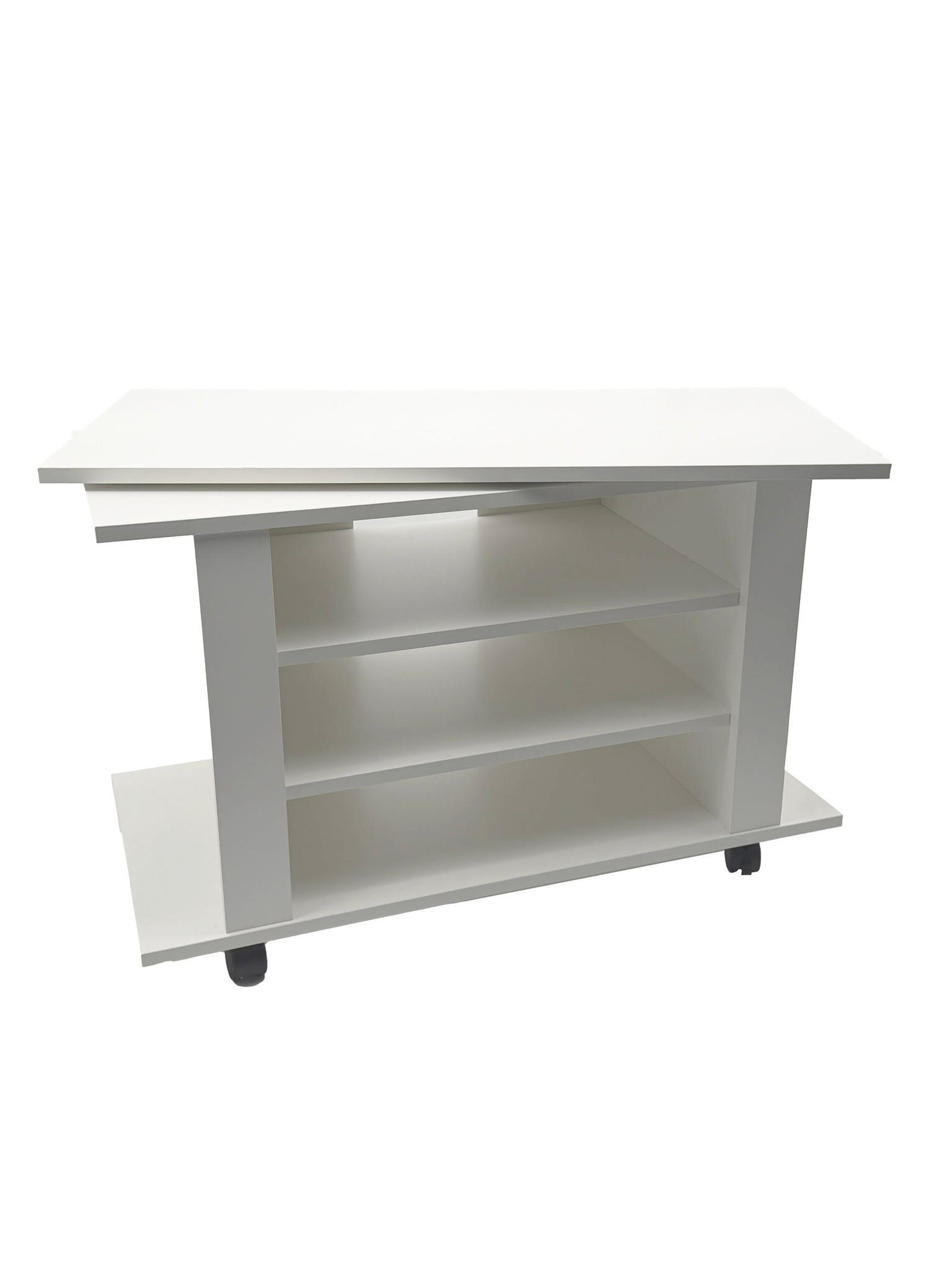 Kadima Design Fernsehtisch Weiß 78x51x38 cm