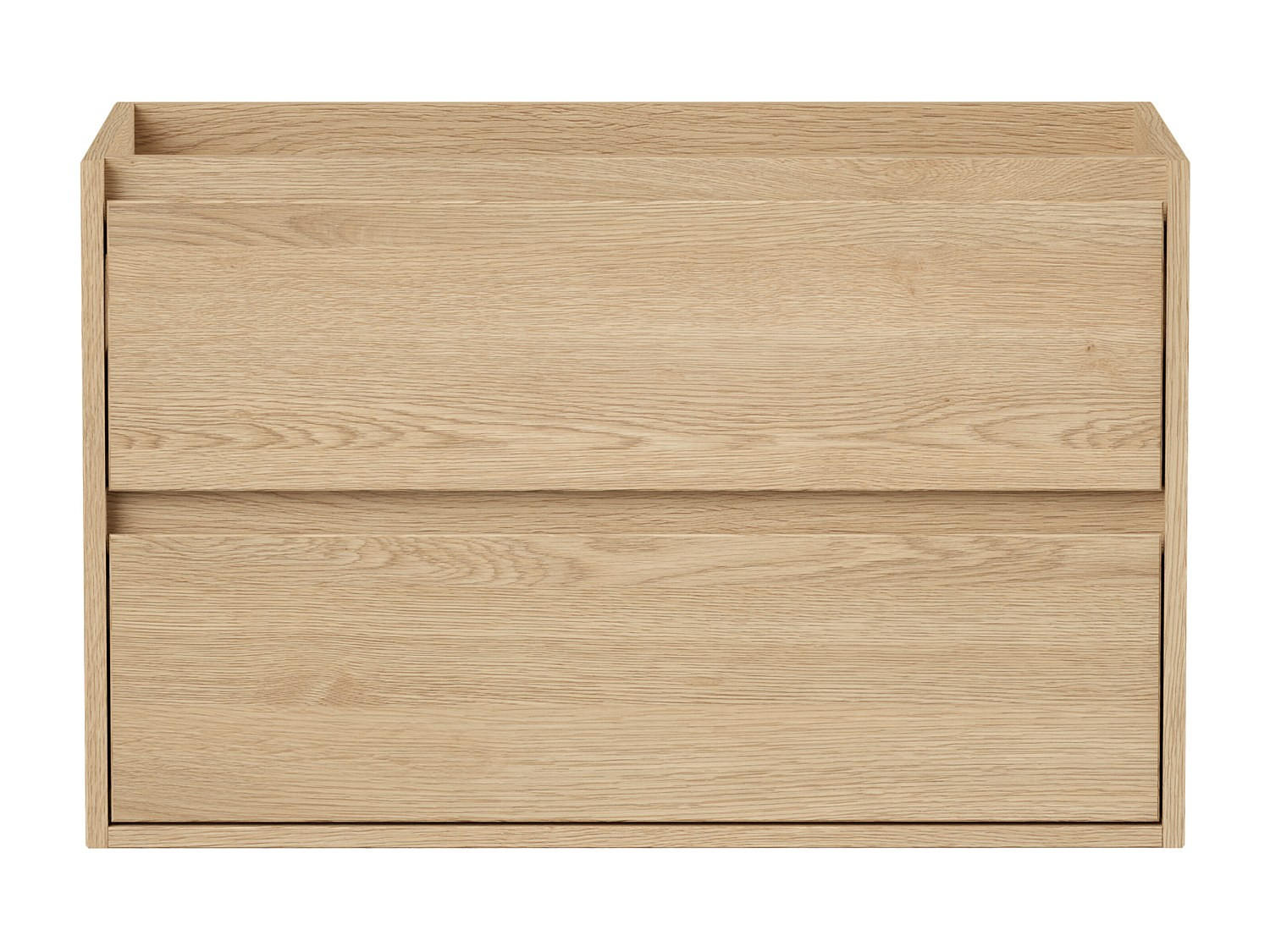 WASCHBECKENUNTERSCHRANK - 80 cm x 45 cm - holz - naturfarben hell Milipam - Naturfarben, Holz (80/50/45cm) - Vente-Unique