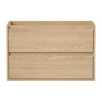 WASCHBECKENUNTERSCHRANK - 80 cm x 45 cm - holz - naturfarben hell Milipam - Naturfarben, Holz (80/50/45cm) - Vente-Unique