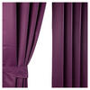 VERDUNKELUNGSVORHÄNGE Fischgrät mit Thermo-Funktion, Ösen 228/137 cm - Aubergine, Textil (228/137cm) - Homescapes