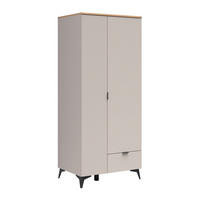 SCHRANK 2 Türen Vicky Kaschmir - Beige, Holzwerkstoff (85/200.5/60cm) - Petits-meubles