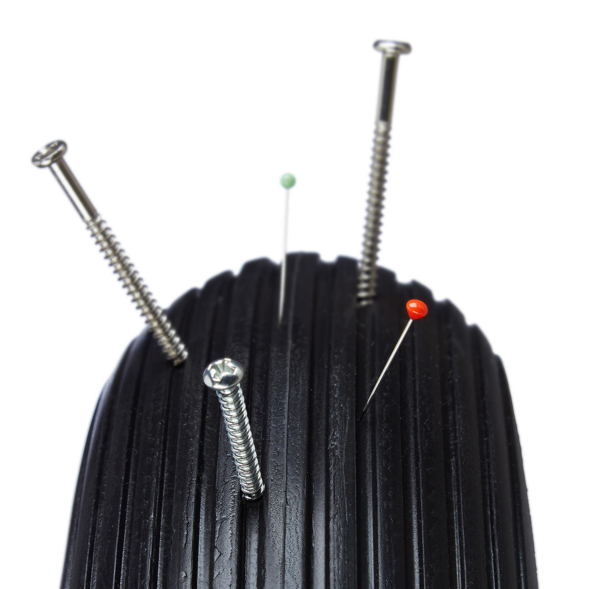 SCHUBKARRENRAD - Schwarz, Kunststoff/Metall (37/37/22.5cm) - Relaxdays