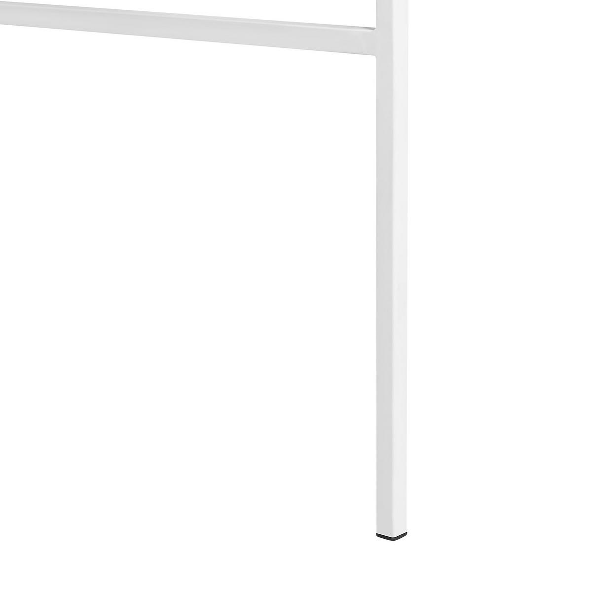 HANDTUCHLEITER weiß 50 x 165 cm Aribibi - Weiß, Metall (50/165/2cm) - Beliani