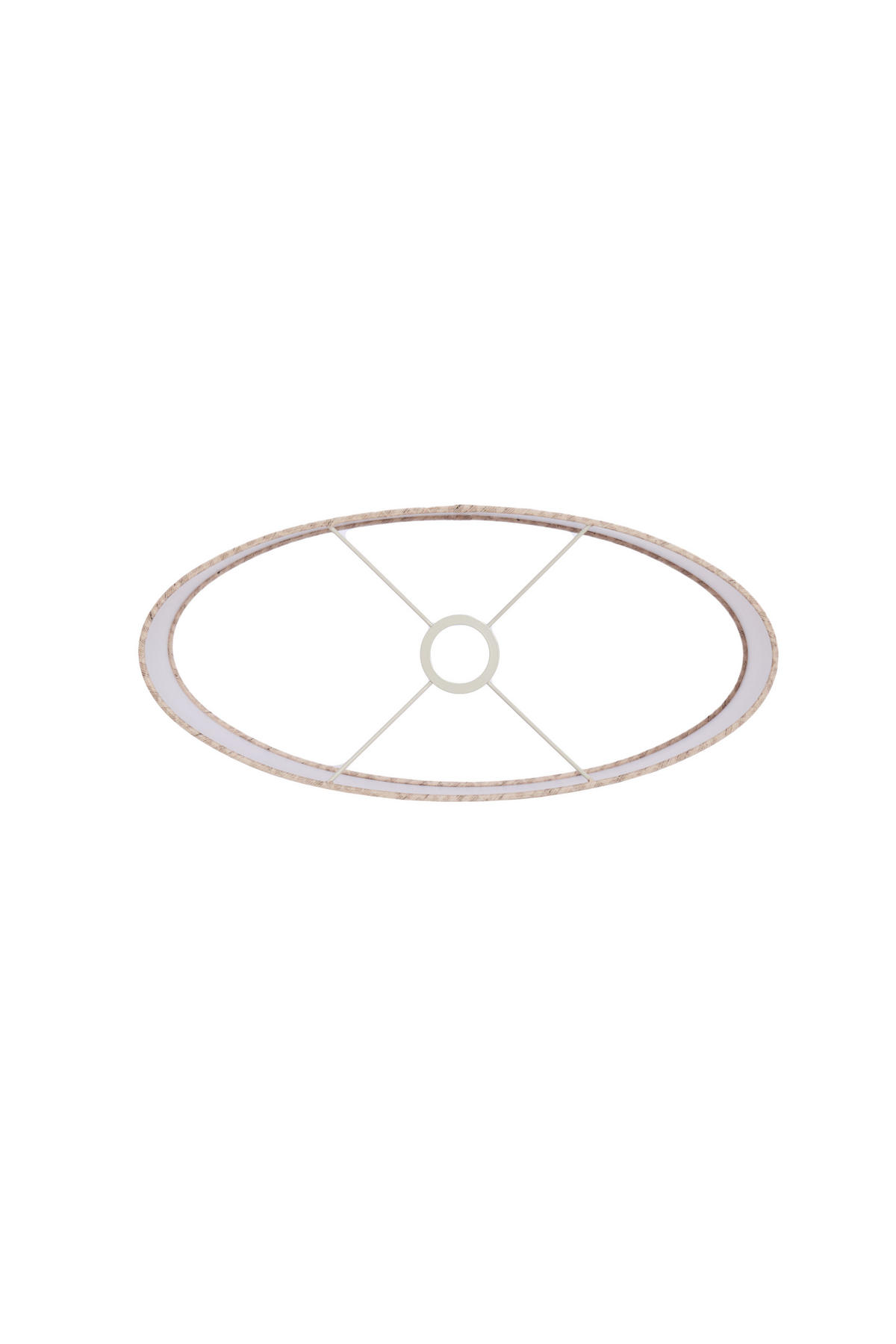 LAMPENSCHIRM Stone Braun 38/17.5/19 cm - Braun, Textil (38/17.5/19cm) - Light & Living