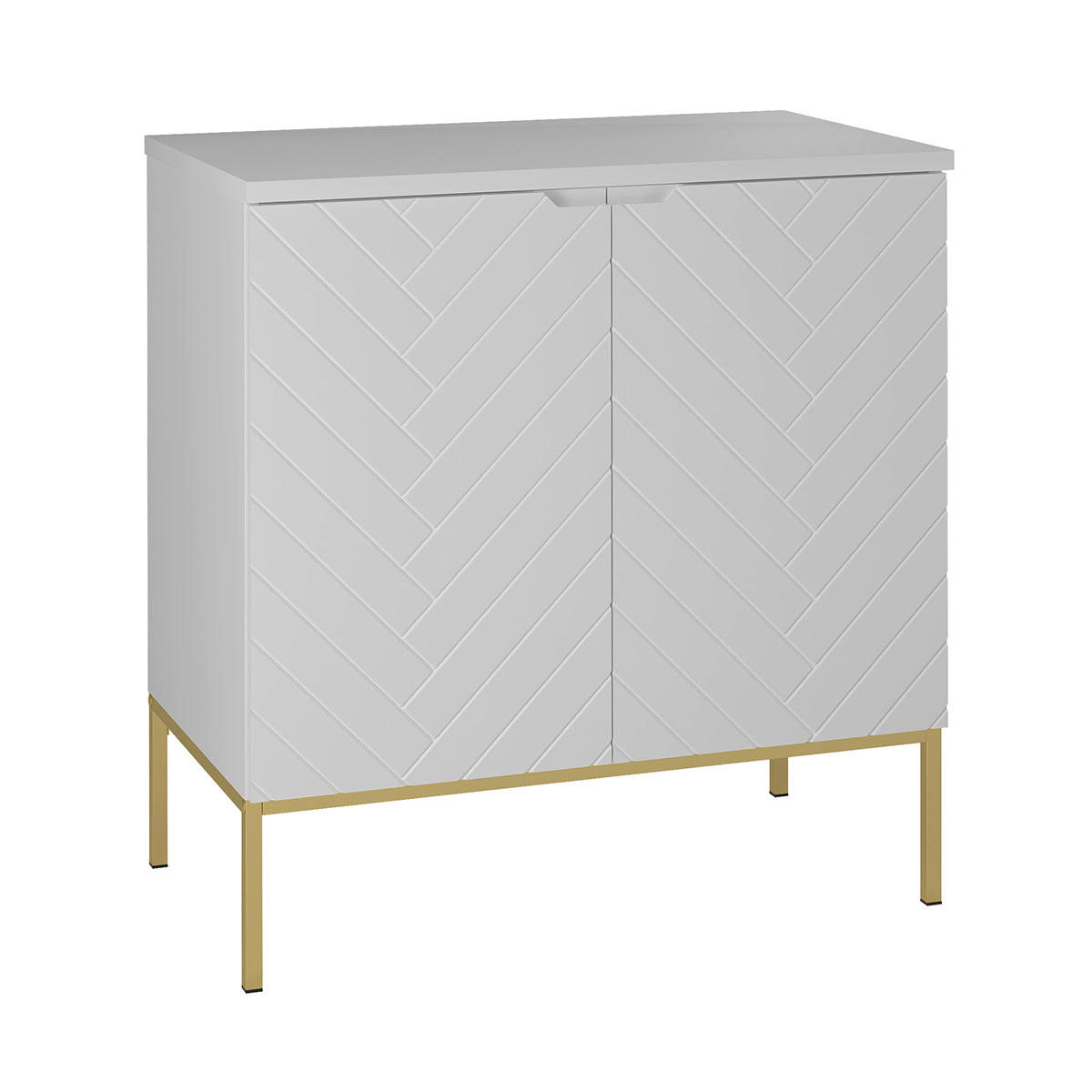 WASCHTISCHUNTERSCHRANK 80.6cm Daria Weiß - Weiß, Holzwerkstoff (80.6/84.2/46.5cm) - Petits-meubles