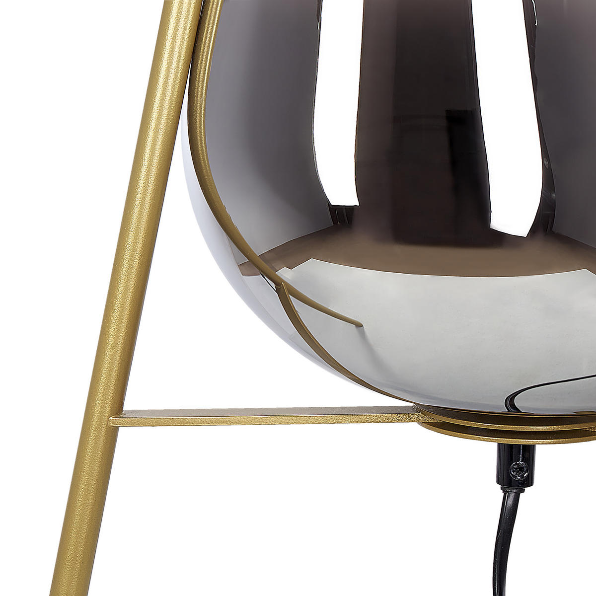 TISCHLAMPE Mena 55/55/44 cm - Goldfarben, Metall (55/55/44cm) - Beliani