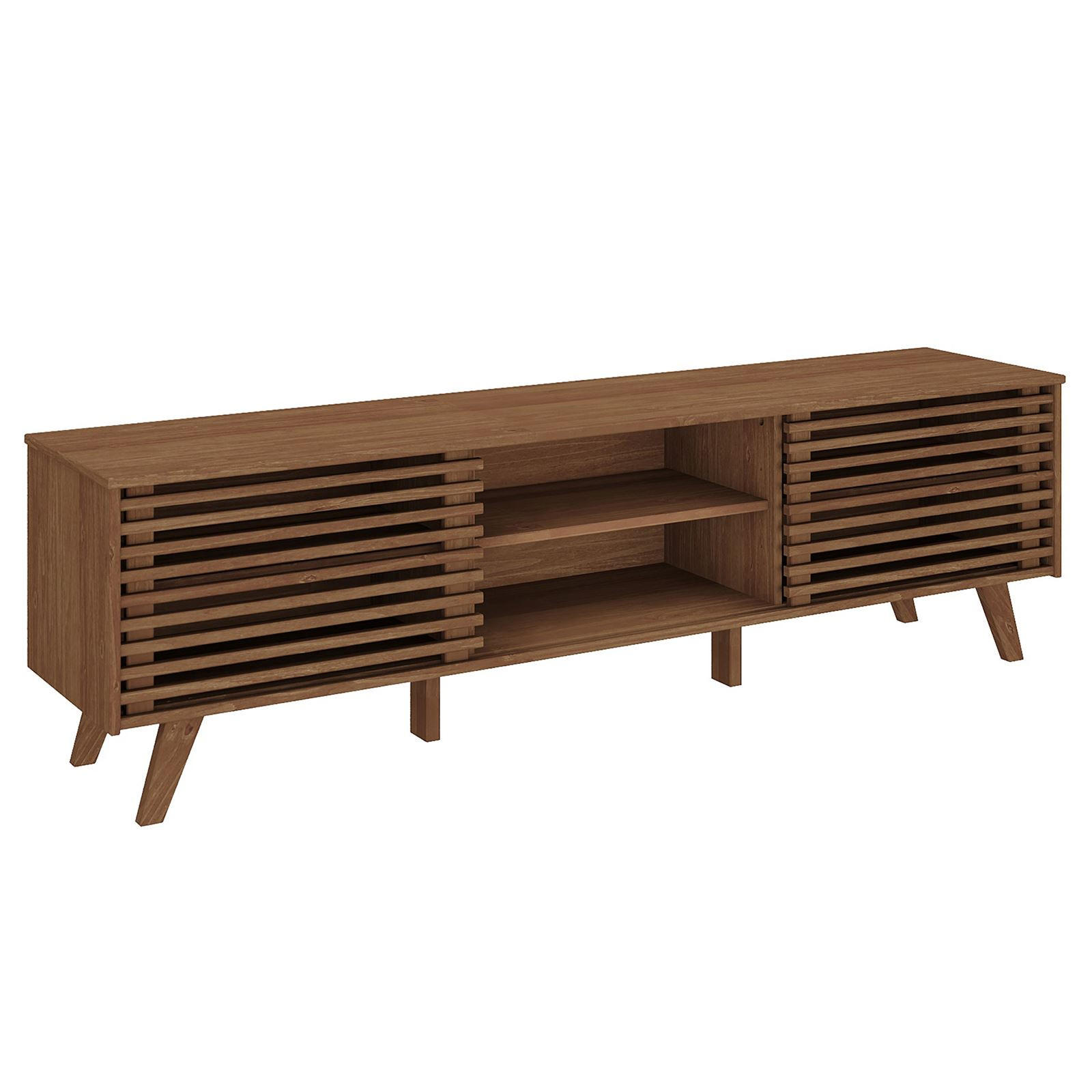 LOWBOARD FÜR 75" TV RIAN - Kastanienfarben, Holz (175/50/38cm) - IDIMEX
