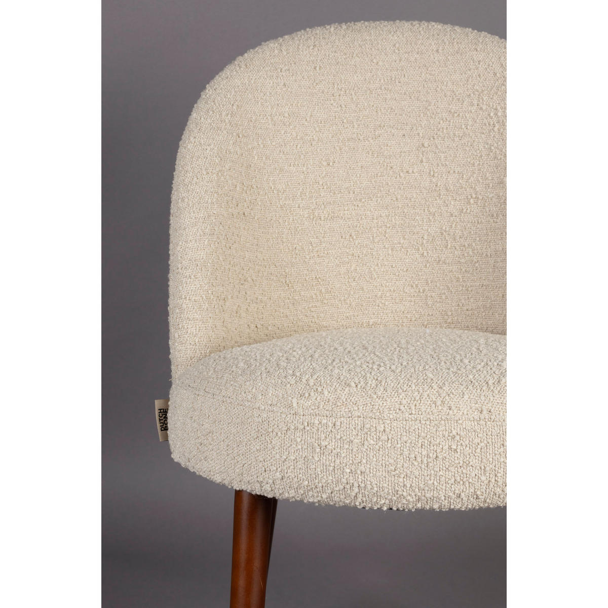 ESSZIMMERSTUHL Barbara Bouclé Beige - 2 er Set - Beige, Kunststoff (50/84.5/60.5cm) - Dutchbone