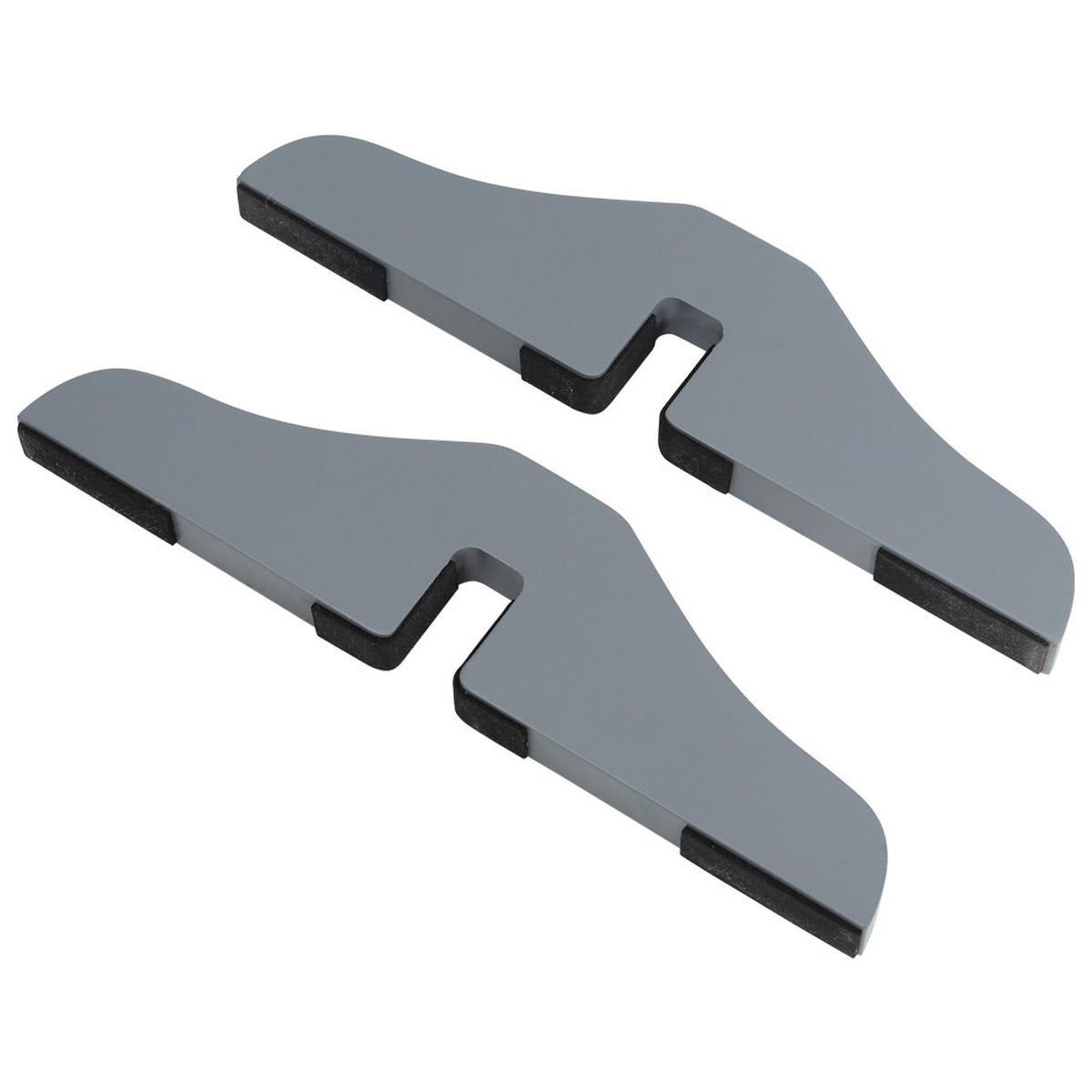 HAUSTIERGITTER aus MDF in Grau faltbar Z-förmig freistehend für Türdurchgang & Treppenschutz 139x60,5 cm - Grau, Holzwerkstoff (60.5/60.5/139cm) - Livingandhome
