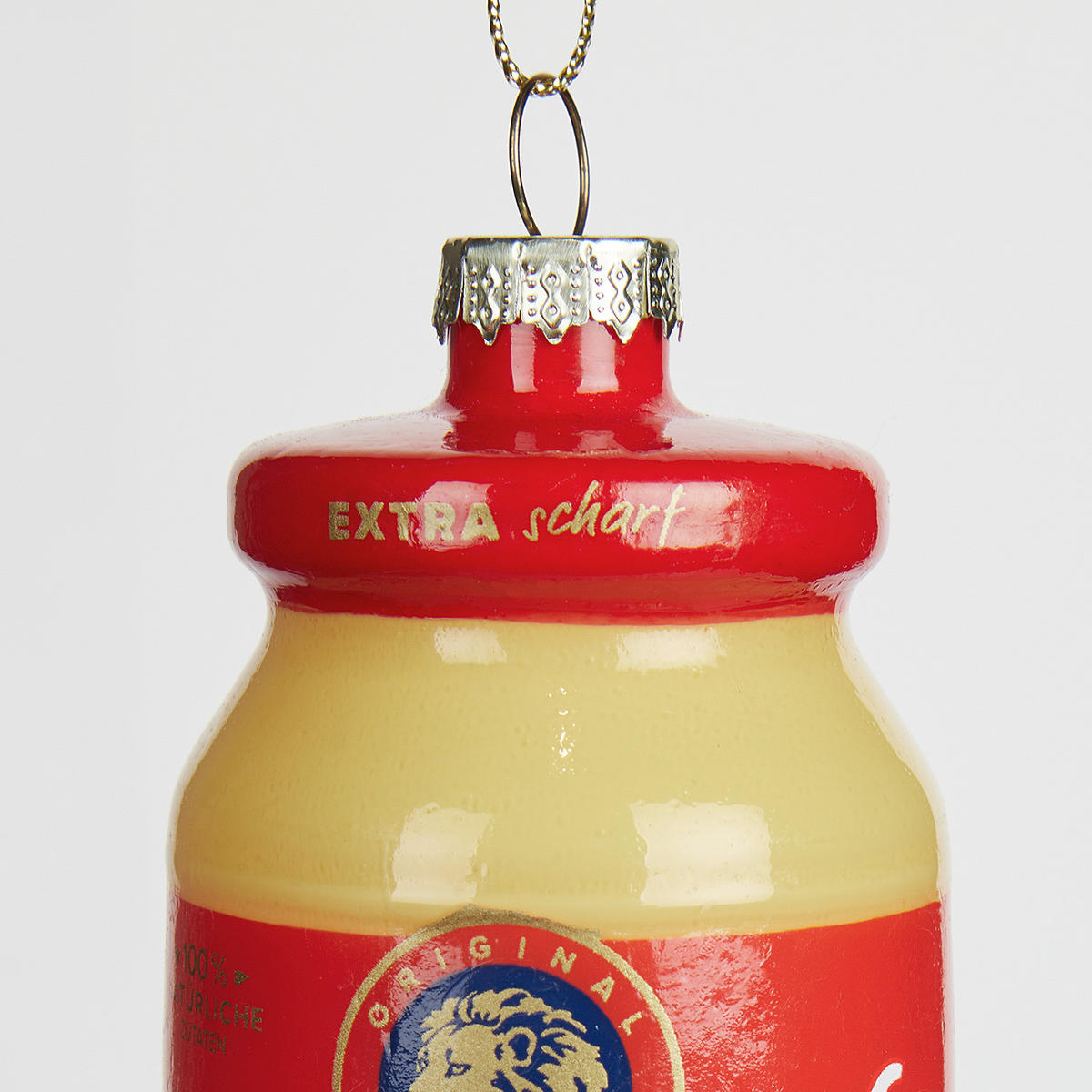 BAUMANHÄNGER Hang On Löwensenf - Gelb/Rot, Glas (4/9/4cm) - Butlers