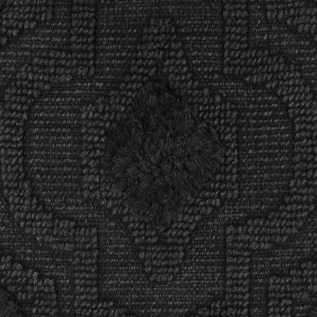 DEKOKISSEN Dunkelgrau 45/45 cm Paika - Dunkelgrau, Naturmaterialien/Textil (45/45cm) - Beliani