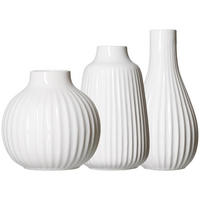 VASEN-SET Sanremo weiß 3er Set - Weiß, Keramik (1cm) - Ritzenhoff Breker