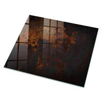 GLASPLATTE 80x60 cm – Industrielle Textur - Grau, Glas (0.4/80/60cm) - ArtPrintCave