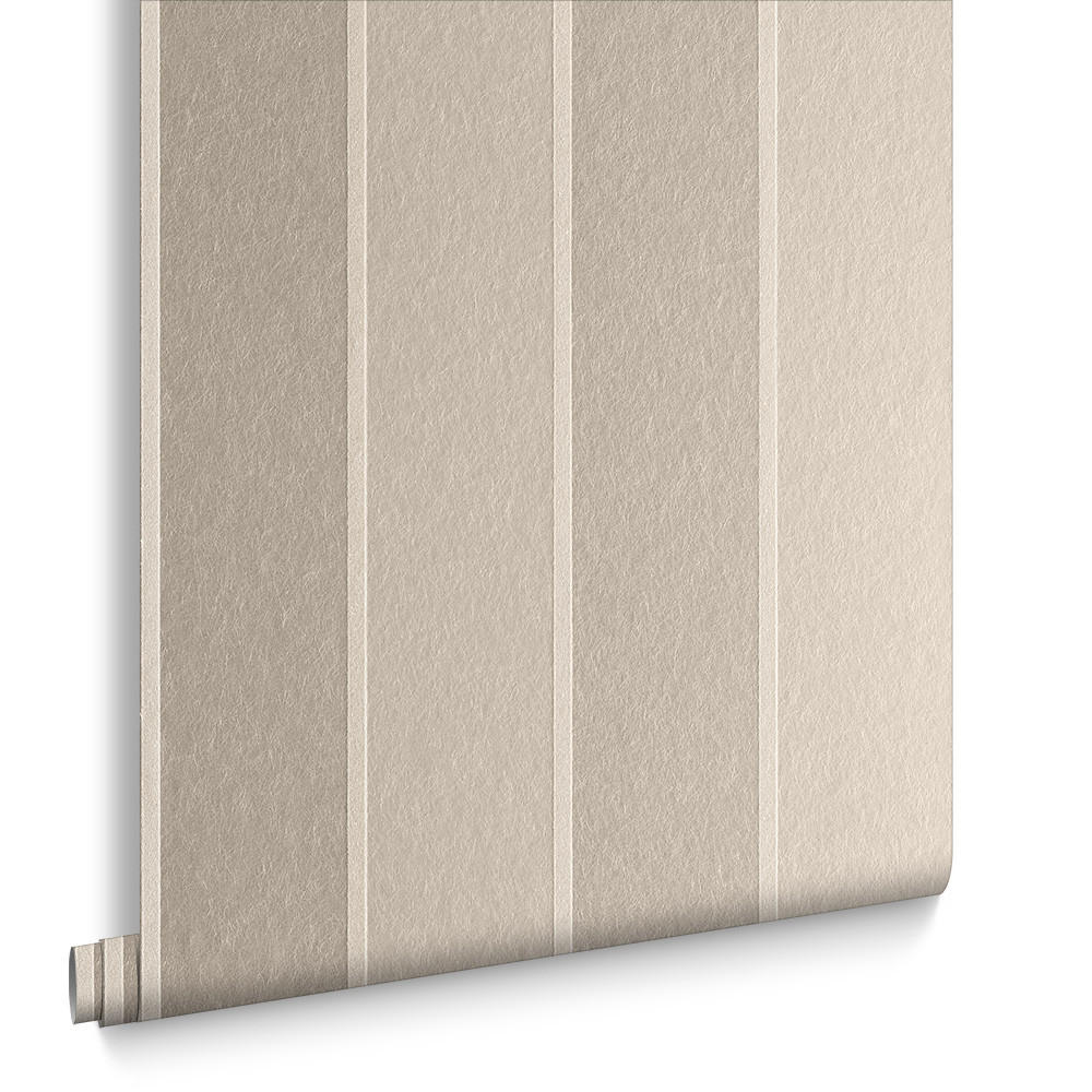 VLIESTAPETE - Barock Perlenstreifen Perle - Weiß, Papier/Kunststoff (52/1005cm) - Graham & Brown