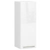 HÄNGESCHRANK Weiß, Weiß Glanz 72/30/30 - Weiß Hochglanz/Weiß, Holzwerkstoff (30/72/30cm) - RAUMHIRSCH FURNITURE