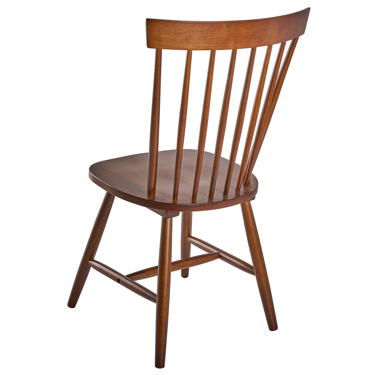 ESSZIMMERSTUHL 2er-Set Holz Braun Burges - Braun, Holz (50/90/56cm) - Beliani