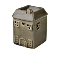 AROMALAMPA, keramika, šedá, 6,5/6,5/9,5cm - šedá, keramika (6.5/9.5/6.5cm) - Mondex