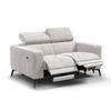 RELAXSOFA MORELLO 2-Sitzer, creme, 2 x Relax Zero Gravity - Creme, Holz/Textil (164/82/103cm) - Courtois Laville