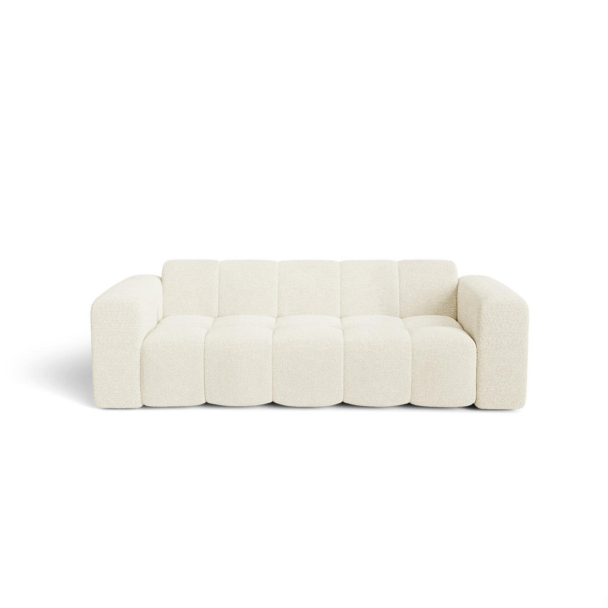 SOFA BLOOM Frottee Creme 241cm - Creme, Textil (241/69.5/94cm) - Premium Interiors