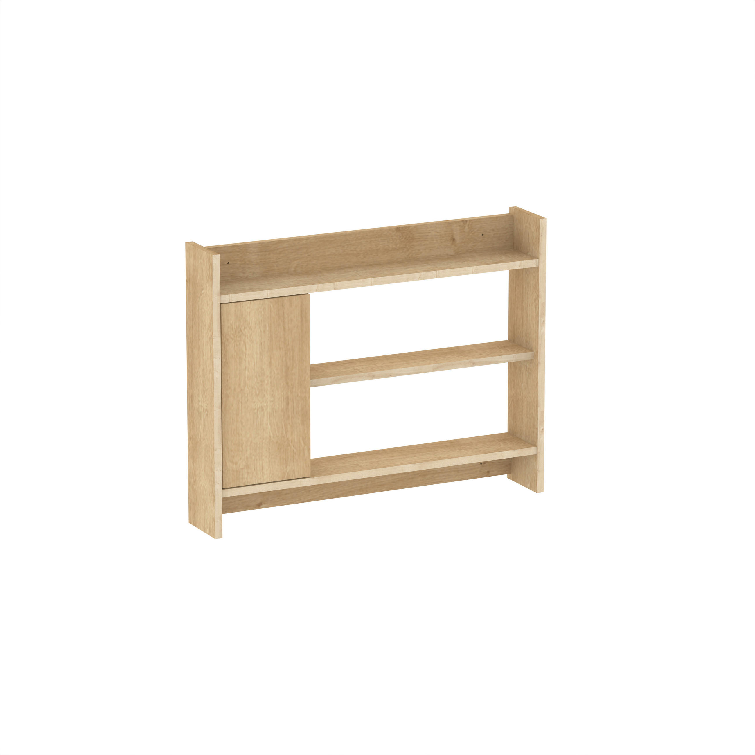 Decortie Wandregal Eiche 85x66x14.7 cm