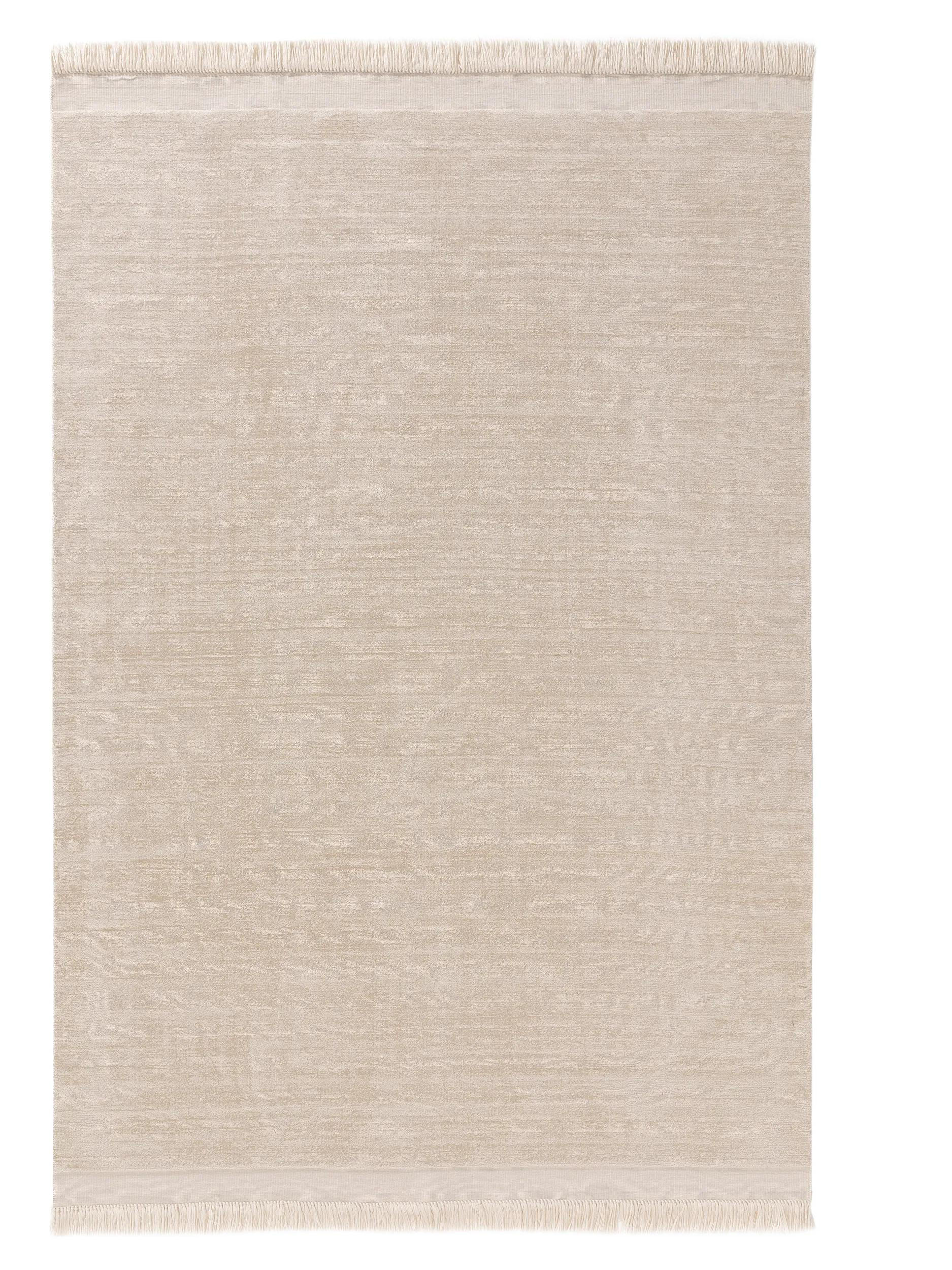 TEPPICH aus recyceltem Material Jade Cream 120x170 cm - Creme, Textil (120/170cm) - benuta Pure