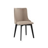 STUHL Monti 5, Holzfarbe: Schwarz - Beige/Schwarz, Holz (48/83/53cm) - MIRJAN24