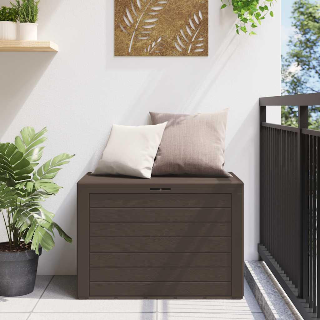 GARTENTRUHE Braun 78x44x55 cm - Braun, Kunststoff (78/55/44cm) - furnicato