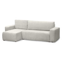 ECKSOFA Kingi Creme - Creme, Textil (244/83/142cm) - Pillovely