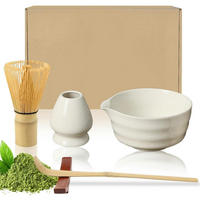 MATCHA Set 5-teilig Keramik Weiß - Weiß, Keramik (12.8/11/14cm)