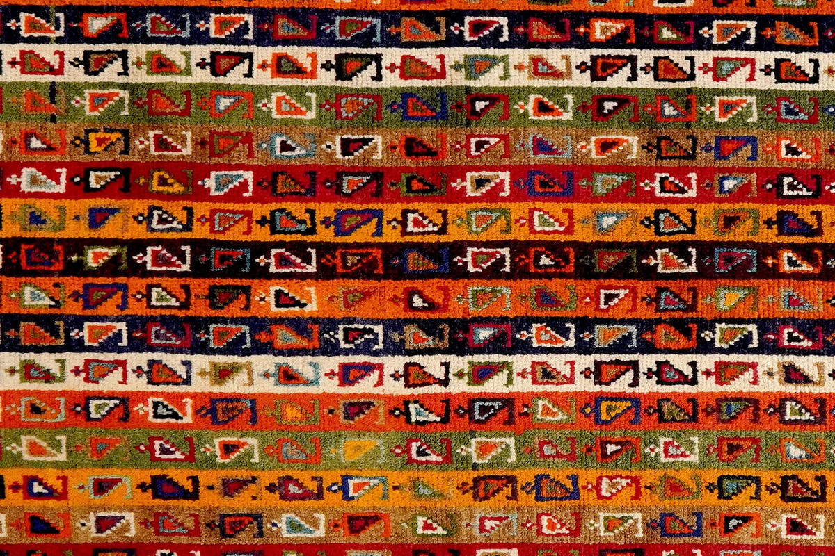 ORIENTTEPPICH handgeknüpft Gashgai Bunt 199/133 cm Schurwolle - Multicolor, Textil (133/199cm) - Looma