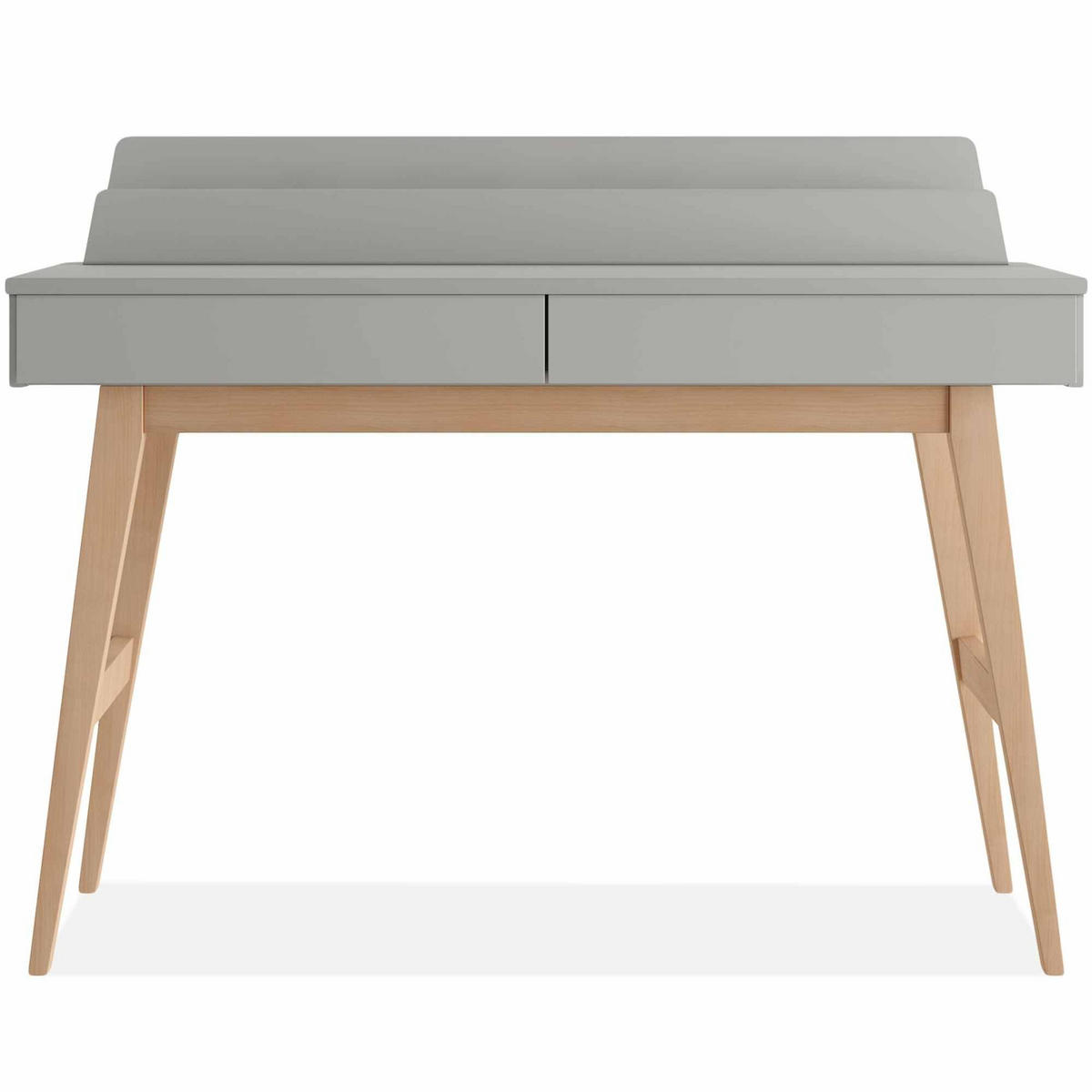 SCHREIBTISCH-ORGANIZER DAMBI - Grau, Holzwerkstoff (16/113/15cm) - KONSIMO®