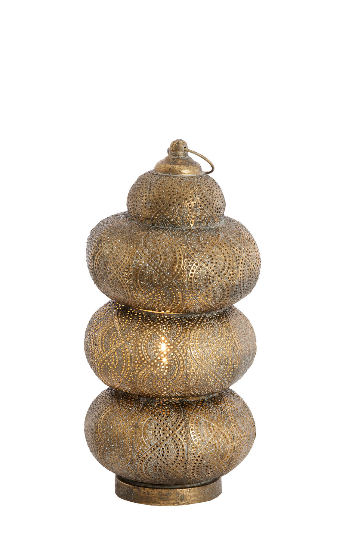 TISCHLAMPE Kaito Braun 19.5/19.5/42 cm - Braun, Metall (19.5/19.5/42cm) - Light & Living